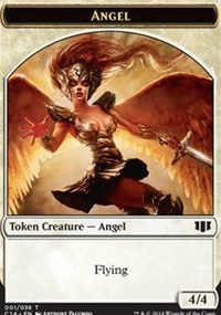 Angel // Cat Double-sided Token
